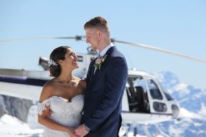 Queenstown heli wedding New Zealand