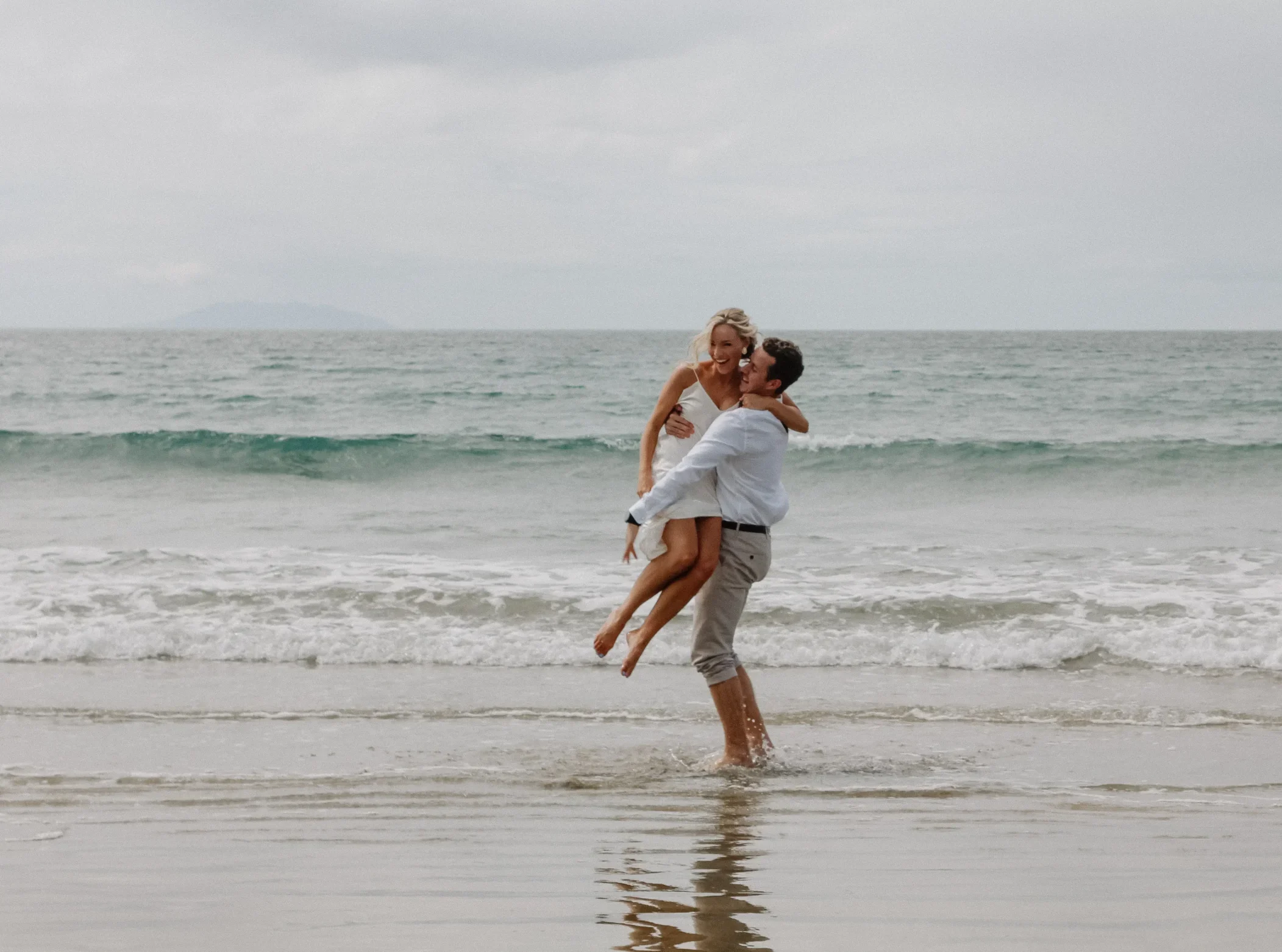 Step ashore, say I do, and sail on.