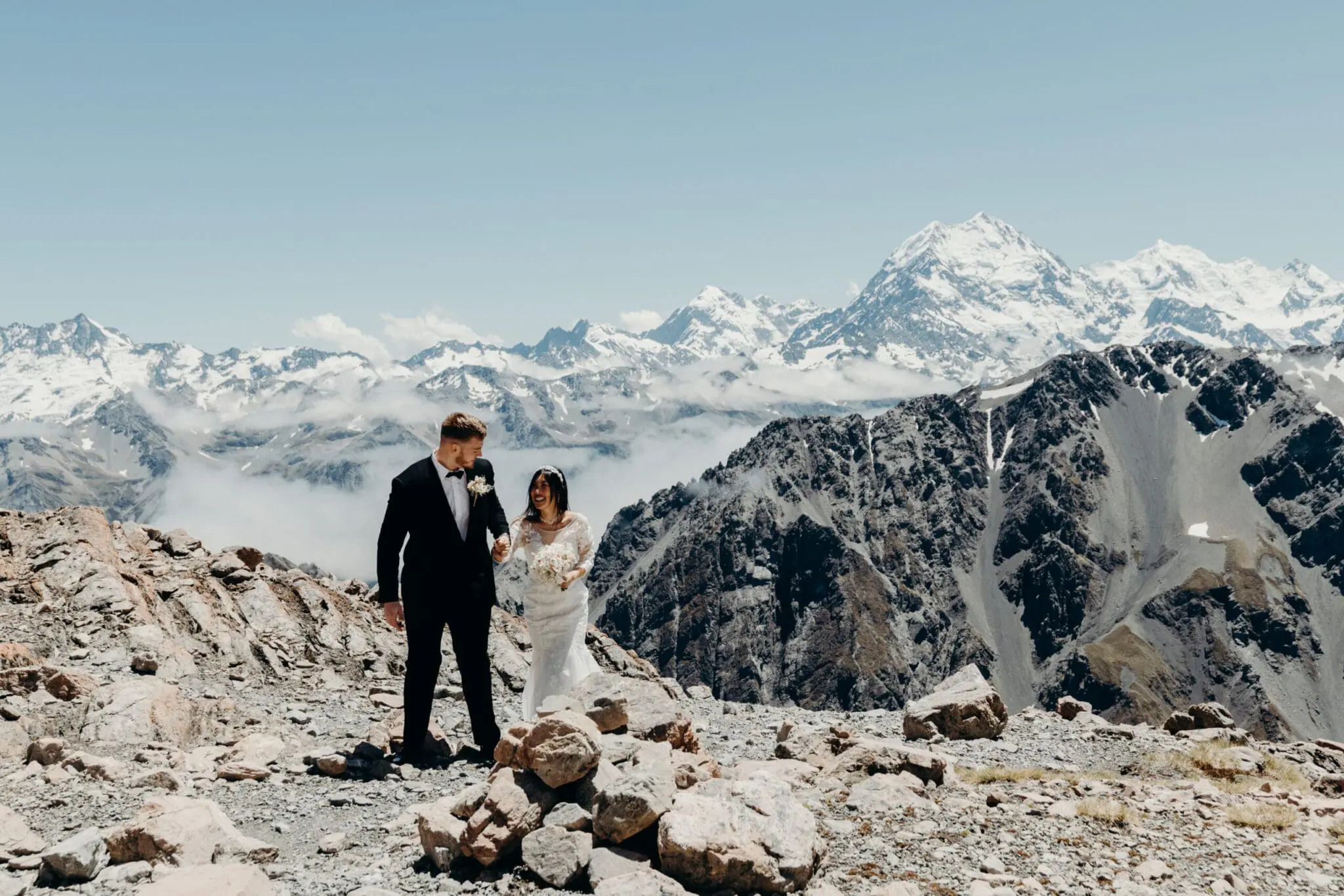 Heli Elopement in Queenstown