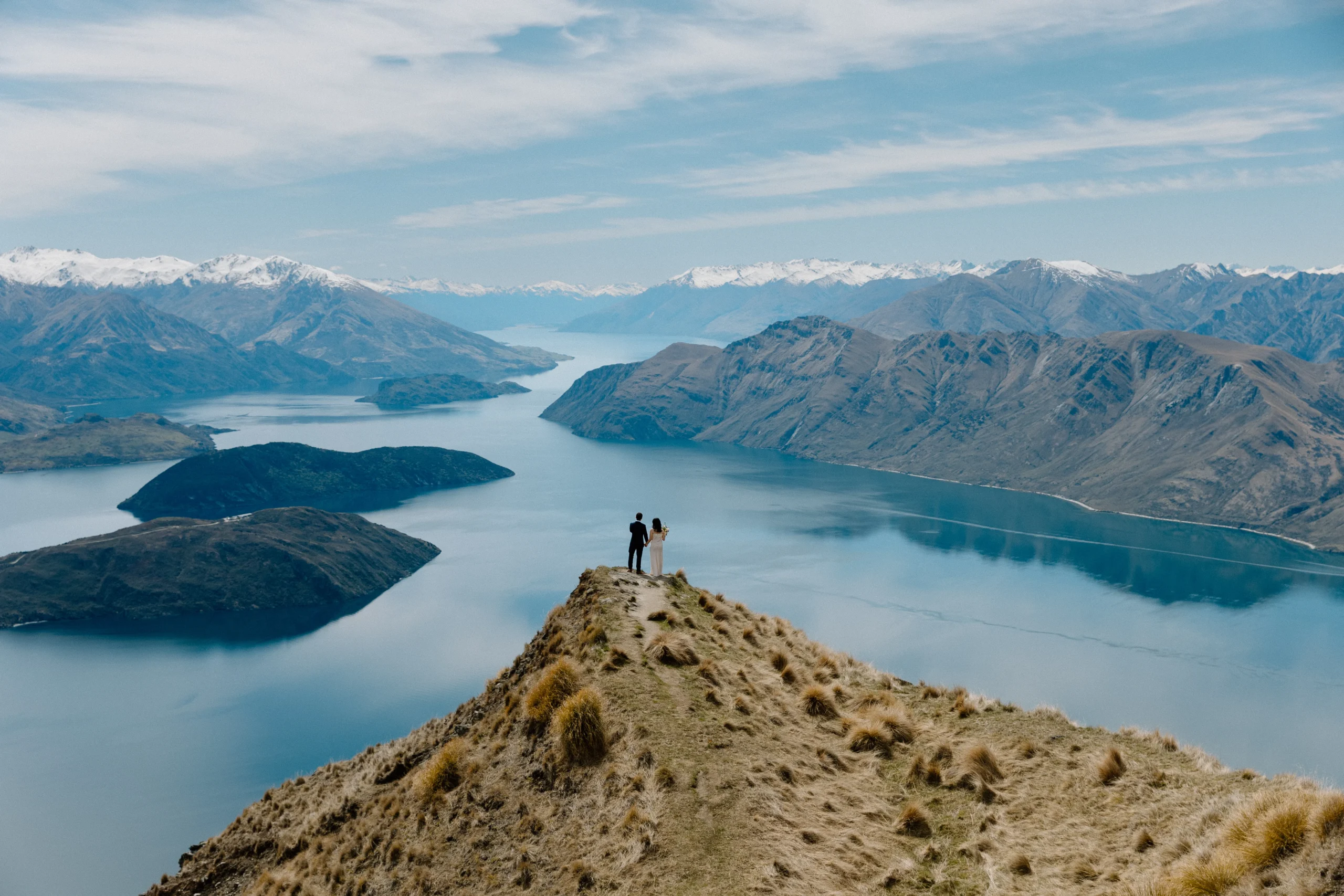 Wanaka, where the lake is a witness to love.